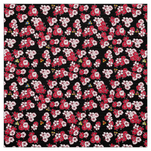 Tissu noir de pingouins solides hawaïens