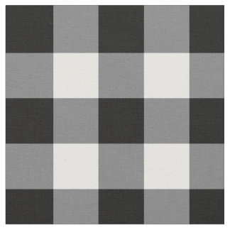 Tissu Noir Et Blanc En vichy