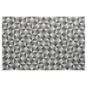 Tissu Noir gris blanc rétro Chic Carrés géométriques
