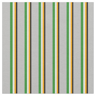 Tissu Noir, orange, cyan clair, vert forestier et gris