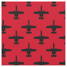 Noir sur rouge A-10 Motif d'attaque par phacochère