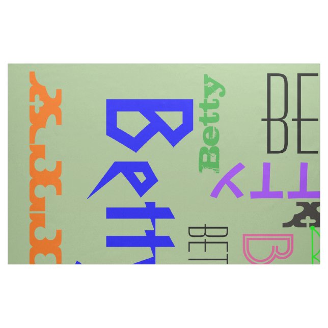 Tissu Nom Collage 🎁 mot Extraordinaire Cloud Fun Fab (Fat Quarter)