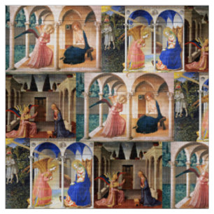 Tissu NONCIATION de Fra Beato Angelico Noël