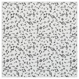 Tissu Notes musicales