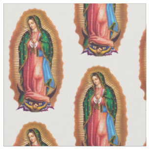 Tissu Notre-Dame de Guadalupe Vierge Mexicaine Marie Sai