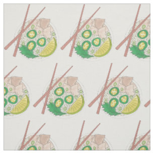 Tissu Nourriture vietnamienne Poulet Noodle Potage Pho
