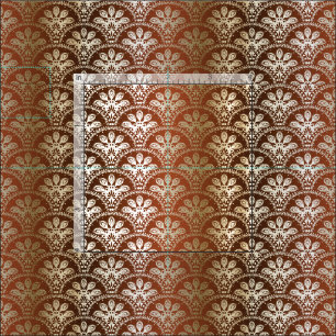 Tissu nouveau d'art, art déco, cru, Bourgogne, or, chic