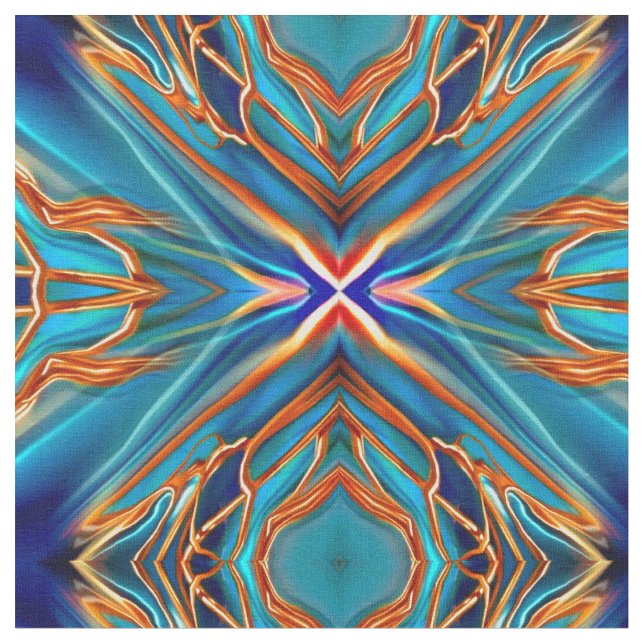 Tissu Nova superbe de branches cosmiques (Fermer)