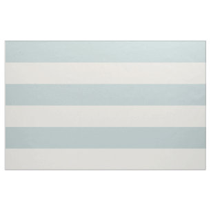 Tissu Nuage Bleu et ivoire Large rayures Grande échelle