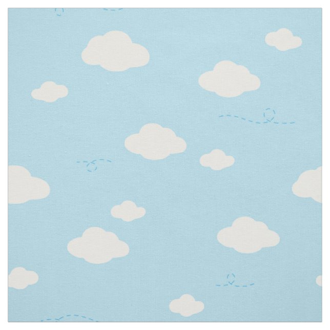 Tissu Nuages et vent (Échantillon)