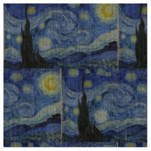 Tissu Nuit étoilée par Vincent Van Gogh