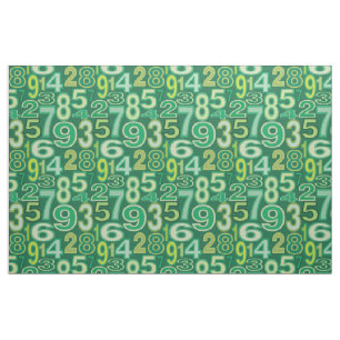 Tissu Number pattern