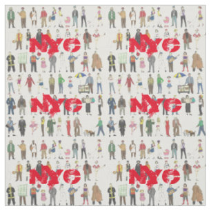 Tissu NYC People New York City Citizen New Yorkais
