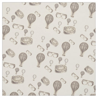 Tissu Objets rêveurs de Steamunk