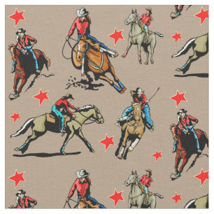 Tissu occidental de conception de chevaux