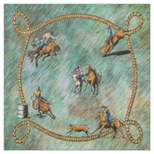 Tissu occidental de cow-girl de cowboy