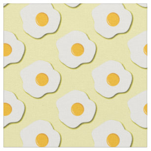 Tissu Oeufs Petit Déjeuner Sympa Enfants Ensoleillé Côté