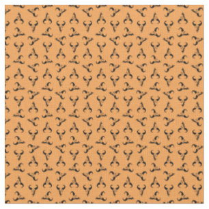 Tissu OEuvre de l'Ouest Taureau de l'Ouest Taureau de la