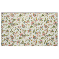 Oiseaux de l'ère victorienne sur motif de feuillag