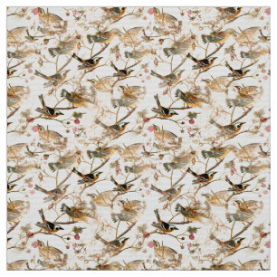 Tissu Oiseaux et branches