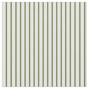Tissu Olive foncé Vert et blanc Motif de couleur