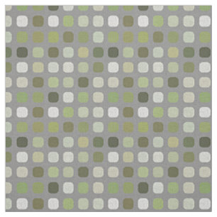 Tissu Olive Green Green Round Carrés