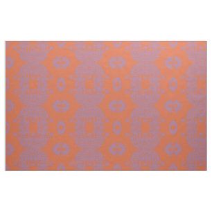 Tissu Orange Amoeba Monster Fabric