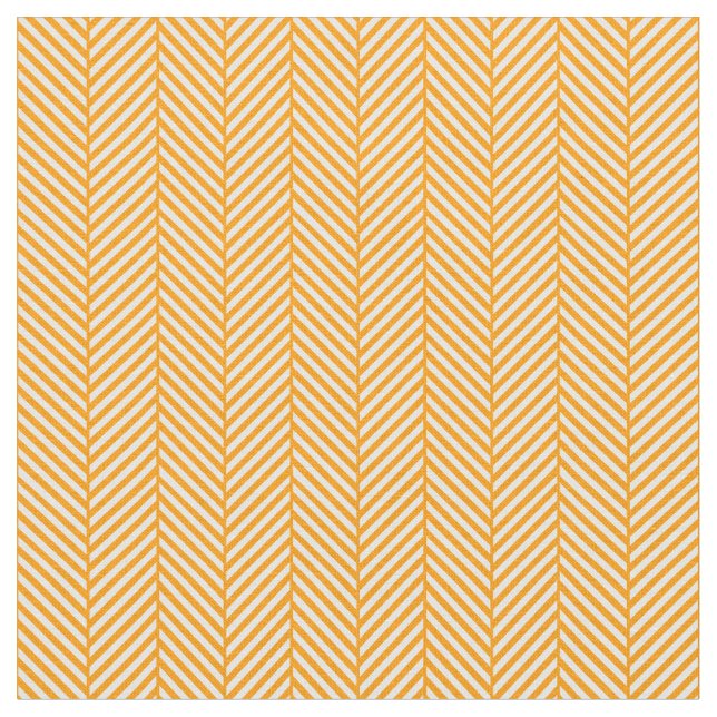Tissu Orange Herringbone (Fermer)