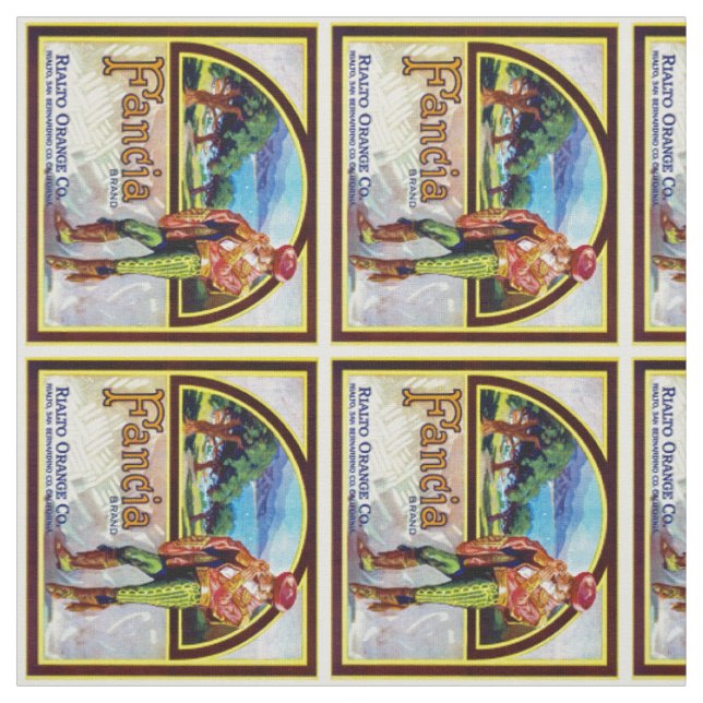 Tissu Oranges de Fancia (Échantillon)
