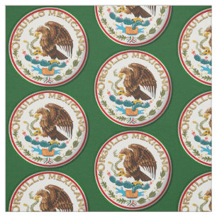 Tissu Orgullo Mexicano (aigle du drapeau mexicain)
