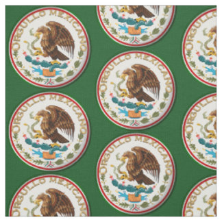 Tissu Orgullo Mexicano (aigle du drapeau mexicain)