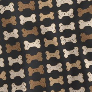 Tissu Os de chien gris foncé