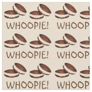 Tissu Ouah ! Célébration Chocolat Whoopie Pie Fabric