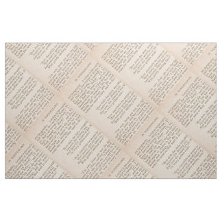 Tissu Page de livres Alice in Wonderland