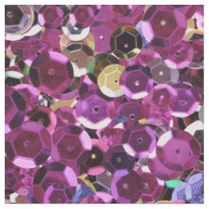 Tissu Paillettes roses magenta Girly de Faux