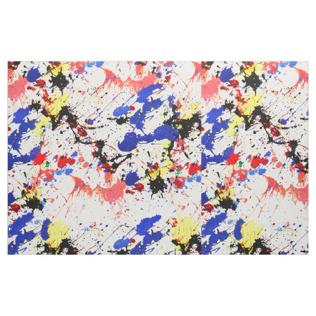 Tissu Paint Splatter (Fat Quarter)