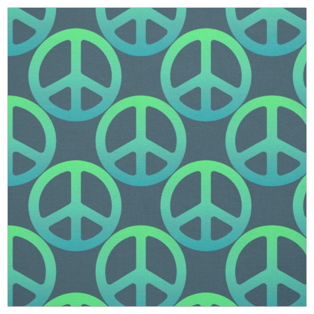 Tissu Panneau bleu vert (Échantillon)