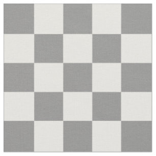 Tissu Panneau de contrôle gris et blanc 1 pouces