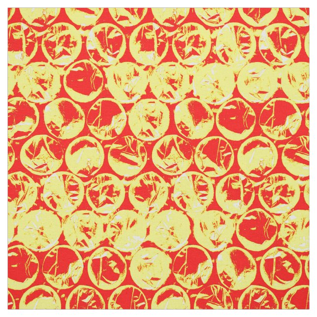 Tissu Papier à bulle d'art pop (Échantillon)