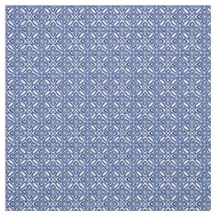 Tissu Papier Italien Bleu Positano Et Blanc Vintage