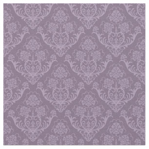 Tissu Papier peint fleuri violet
