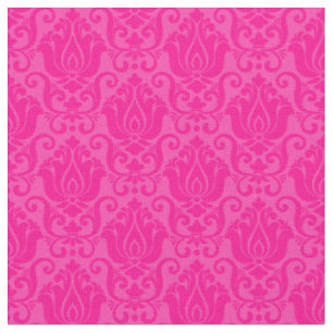 Tissu papier peint victorien damassé rose antique orné