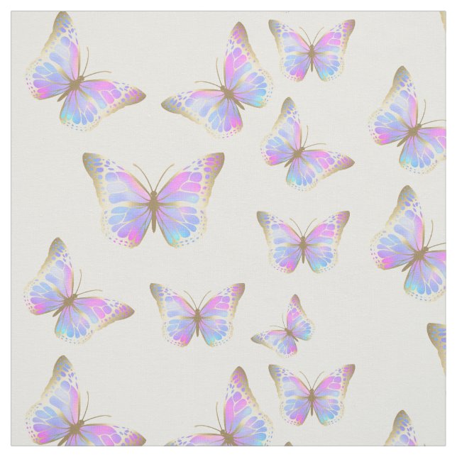 Tissu papillon (Échantillon)