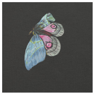Tissu Papillon exotique