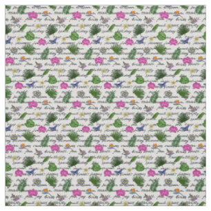Tissu Papillon floral naturel tropical moderne de luxe