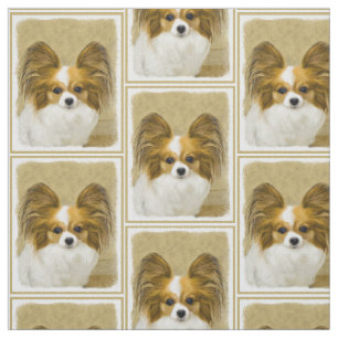 Tissu Papillon (Hound Tri) Peinture - Art original du ch