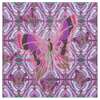 Tissu Papillon lunatique