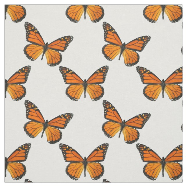 Tissu Papillon monarque (Échantillon)