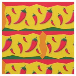 Tissu Partie de poivre de piment