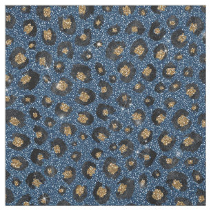 Tissu Parties scintillant Bleue Classique Empreinte de l